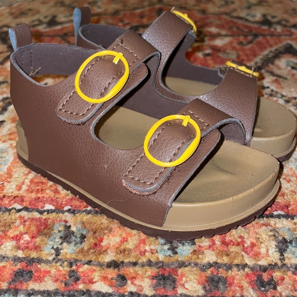 First Steps Other - Adjustable Brown Sandals